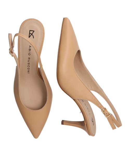 INTER-CHAUSSURES / インター ショシュール パンプス | 【FABIO RUSCONI】ポインテッドトウバックバンドパンプス | 詳細16