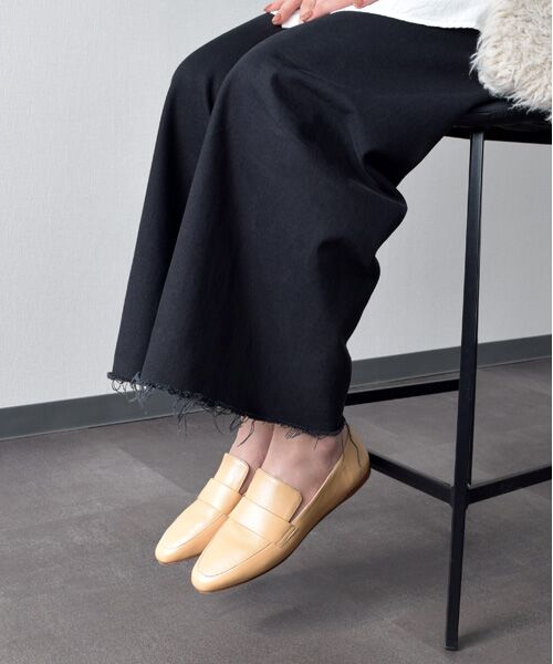 INTER-CHAUSSURES / インター ショシュール ビジネス・ドレスシューズ | 【FABIO RUSCONI】モカデザインレザーシューズ | 詳細19