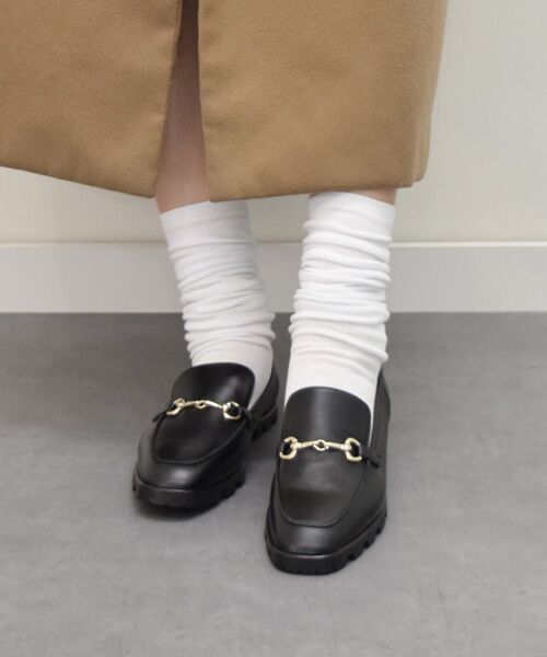 INTER-CHAUSSURES/インター ショシュール 【FABIO RUSCONI】スクエアトウビットローファー ブラック 35 INTER-CHAUSSURES/インター ショシュール 【FABIO RUSCONI】スクエアトウビットローファー ブラック 35