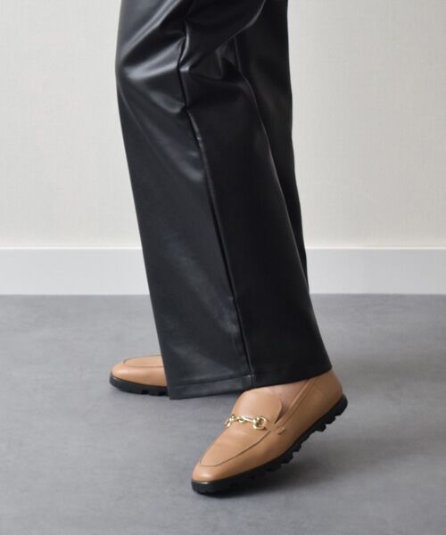 INTER-CHAUSSURES/インター ショシュール 【FABIO RUSCONI】スクエアトウビットローファー キャメル 36 INTER-CHAUSSURES/インター ショシュール 【FABIO RUSCONI】スクエアトウビットローファー キャメル 36