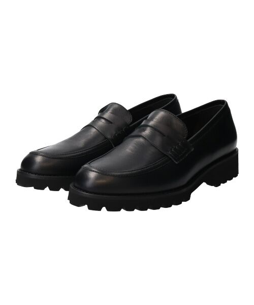 INTER-CHAUSSURES/インター ショシュール 【FABIO RUSCONI】軽量タンクソールローファー ブラック 35 INTER-CHAUSSURES/インター ショシュール 【FABIO RUSCONI】軽量タンクソールローファー ブラック 35