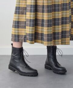 INTER-CHAUSSURES / インター ショシュール ブーツ（ショート丈） | 【FABIO RUSCONI】タンクソールレースアップショートブーツ