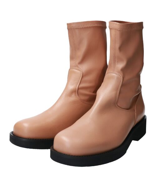 INTER-CHAUSSURES / インター ショシュール ブーツ（ショート丈） | 【FABIO RUSCONI】ソフトスクエアトウストレッチブーツ | 詳細9