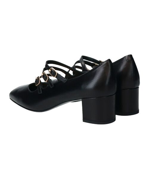 INTER-CHAUSSURES / インター ショシュール パンプス | 【FABIO RUSCONI】スクエアトウトリプルストラップパンプス | 詳細4