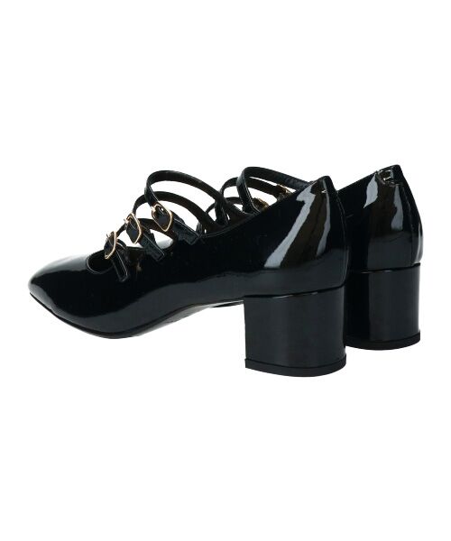 INTER-CHAUSSURES / インター ショシュール パンプス | 【FABIO RUSCONI】スクエアトウトリプルストラップパンプス | 詳細15