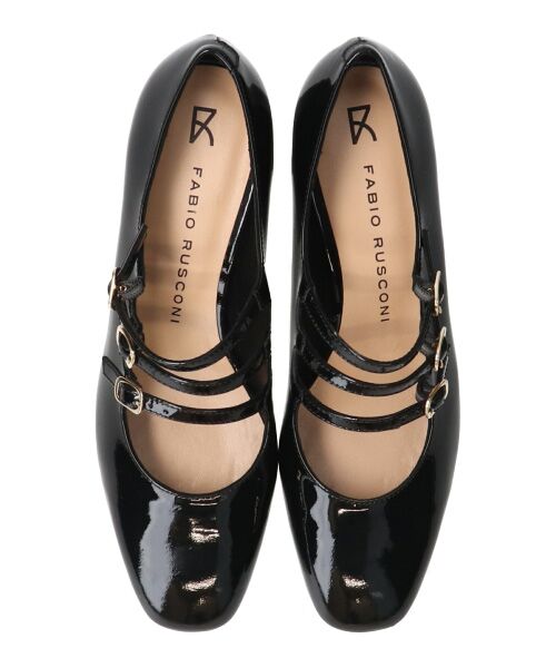 INTER-CHAUSSURES / インター ショシュール パンプス | 【FABIO RUSCONI】スクエアトウトリプルストラップパンプス | 詳細17