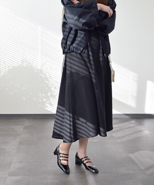 INTER-CHAUSSURES / インター ショシュール パンプス | 【FABIO RUSCONI】スクエアトウトリプルストラップパンプス | 詳細20