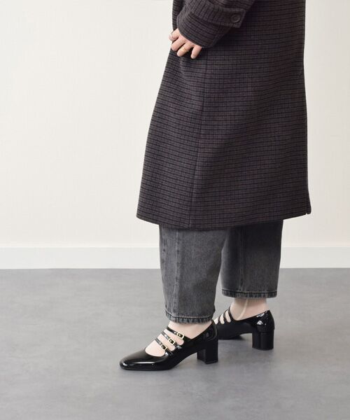 INTER-CHAUSSURES / インター ショシュール パンプス | 【FABIO RUSCONI】スクエアトウトリプルストラップパンプス | 詳細22