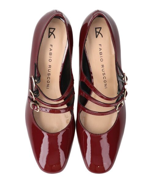 INTER-CHAUSSURES / インター ショシュール パンプス | 【FABIO RUSCONI】スクエアトウトリプルストラップパンプス | 詳細29