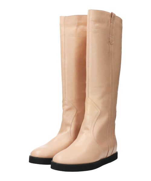 INTER-CHAUSSURES / インター ショシュール ブーツ（ロング丈） | 【FABIO RUSCONI】ラウンドトウローヒールロングブーツ | 詳細2