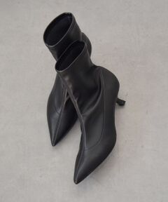 INTER-CHAUSSURES / インター ショシュール ブーツ（ショート丈） | 【FABIO RUSCONI】ポインテッドトウストレッチショートブーツ