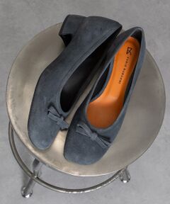 INTER-CHAUSSURES / インター ショシュール パンプス | 【FABIO RUSCONI】オブリークトウリボンパンプス