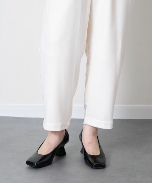 INTER-CHAUSSURES / インター ショシュール パンプス | 【FABIO RUSCONI】スクエアトウセンターシームパンプス | 詳細16