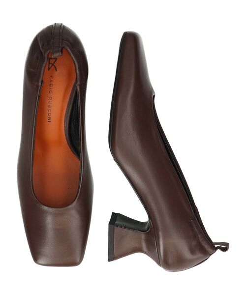 INTER-CHAUSSURES / インター ショシュール パンプス | 【FABIO RUSCONI】スクエアトウセンターシームパンプス | 詳細23