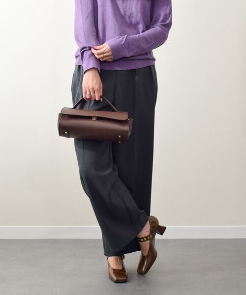 INTER-CHAUSSURES / インター ショシュール パンプス | 【FABIO RUSCONI】スクエアトウベルトパンプス | 詳細17