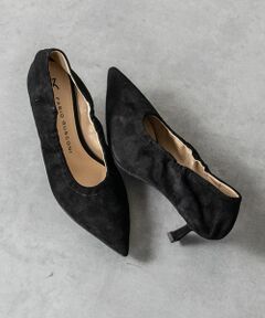 INTER-CHAUSSURES / インター ショシュール パンプス | 【FABIO RUSCONI】ポインテッドトウシャーリングパンプス