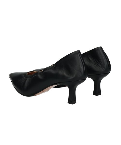 INTER-CHAUSSURES / インター ショシュール パンプス | 【FABIO RUSCONI】ポインテッドトウシャーリングパンプス | 詳細3