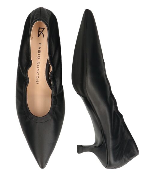 INTER-CHAUSSURES / インター ショシュール パンプス | 【FABIO RUSCONI】シャーリングポインテッドパンプス | 詳細6