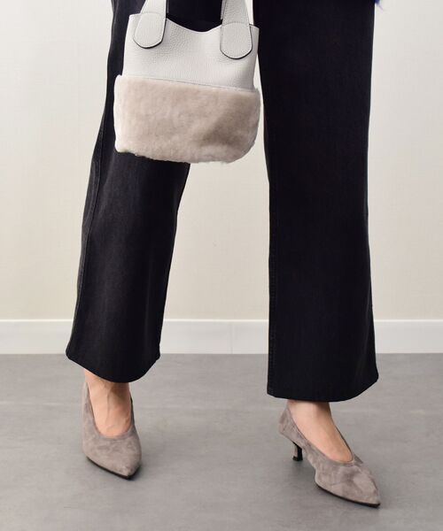 INTER-CHAUSSURES / インター ショシュール パンプス | 【FABIO RUSCONI】シャーリングポインテッドパンプス | 詳細26