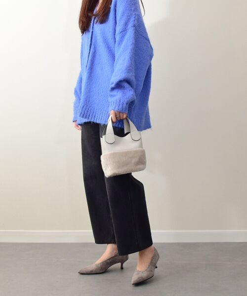 INTER-CHAUSSURES / インター ショシュール パンプス | 【FABIO RUSCONI】シャーリングポインテッドパンプス | 詳細27