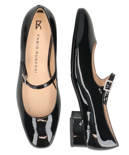 INTER-CHAUSSURES / インター ショシュール パンプス | 【FABIO RUSCONI】ワンストラップローヒールパンプス | 詳細6