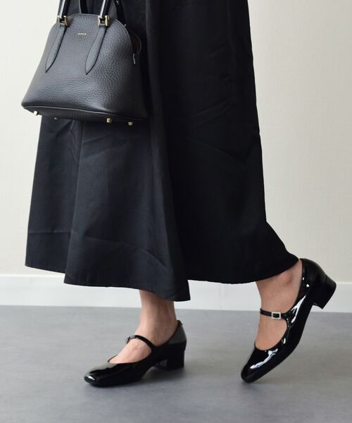 INTER-CHAUSSURES / インター ショシュール パンプス | 【FABIO RUSCONI】ワンストラップローヒールパンプス | 詳細8