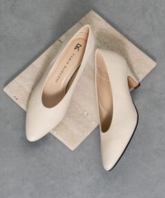 INTER-CHAUSSURES / インター ショシュール パンプス | 【FABIO RUSCONI】コーンヒールポインテッドトウパンプス