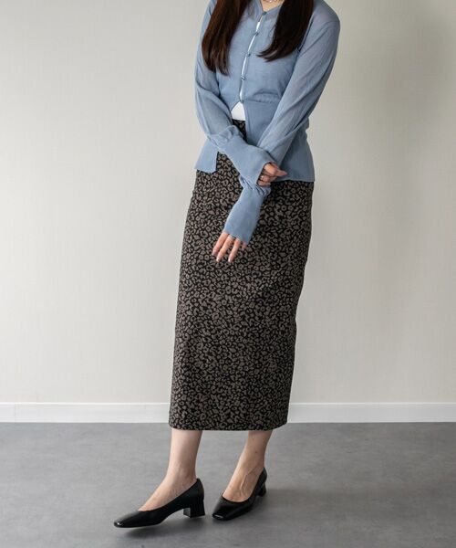 INTER-CHAUSSURES / インター ショシュール パンプス | 【FABIO RUSCONI】スクエアトウフレアヒールパンプス | 詳細9