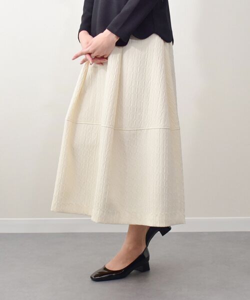 INTER-CHAUSSURES / インター ショシュール パンプス | 【FABIO RUSCONI】スクエアトウフレアヒールパンプス | 詳細17