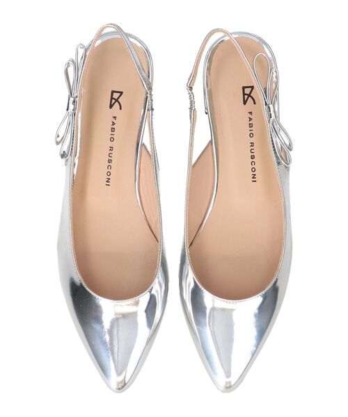 INTER-CHAUSSURES / インター ショシュール パンプス | 【FABIO RUSCONI】サイドリボンローヒールバックバンド | 詳細4