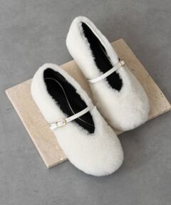 INTER-CHAUSSURES / インター ショシュール バレエシューズ | 【FABIO RUSCONI】ラウンドトウストラップムートンバレエ