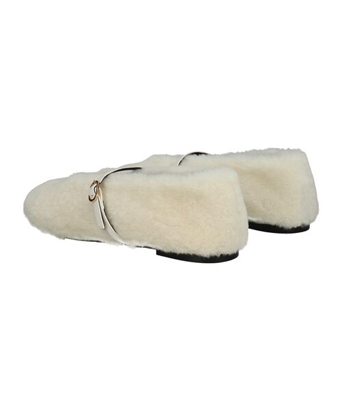 INTER-CHAUSSURES / インター ショシュール バレエシューズ | 【FABIO RUSCONI】ラウンドトウストラップムートンバレエ | 詳細12