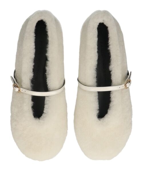 INTER-CHAUSSURES / インター ショシュール バレエシューズ | 【FABIO RUSCONI】ラウンドトウストラップムートンバレエ | 詳細14