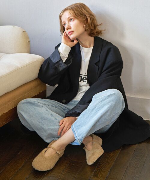 INTER-CHAUSSURES / インター ショシュール バレエシューズ | 【FABIO RUSCONI】ラウンドトウストラップムートンバレエ | 詳細27