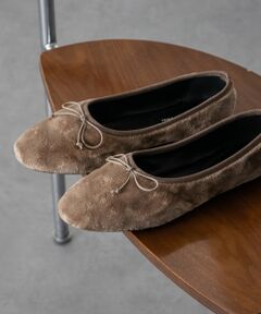 INTER-CHAUSSURES / インター ショシュール バレエシューズ | 【FABIO RUSCONI】ラウンドトウフラットボアバレエ