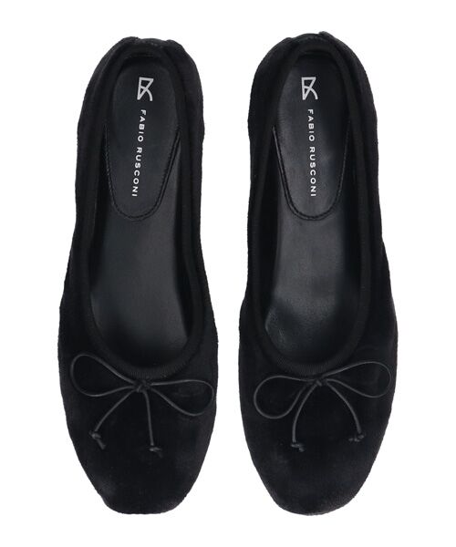 INTER-CHAUSSURES / インター ショシュール バレエシューズ | 【FABIO RUSCONI】ラウンドトウフラットボアバレエ | 詳細5