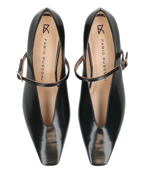 INTER-CHAUSSURES / インター ショシュール パンプス | 【FABIO RUSCONI】ディープカットストラップパンプス | 詳細5