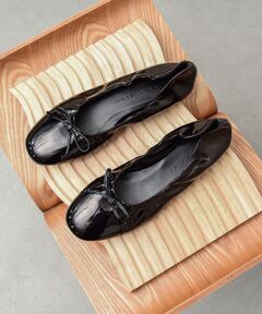 INTER-CHAUSSURES / インター ショシュール バレエシューズ | 【FABIO RUSCONI】ラウンドトウフラットシャーリングバレエ