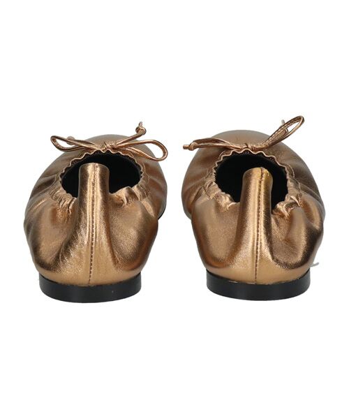 INTER-CHAUSSURES / インター ショシュール バレエシューズ | 【FABIO RUSCONI】ラウンドトウフラットシャーリングバレエ | 詳細10