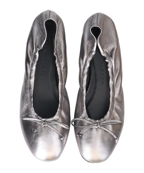 INTER-CHAUSSURES / インター ショシュール バレエシューズ | 【FABIO RUSCONI】ラウンドトウフラットシャーリングバレエ | 詳細18