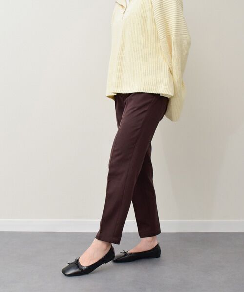 INTER-CHAUSSURES / インター ショシュール バレエシューズ | 【FABIO RUSCONI】スクエアトウフラットシャーリングバレエ | 詳細8