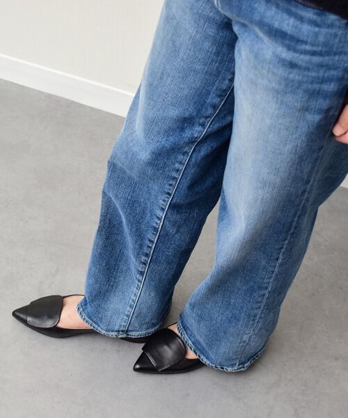 INTER-CHAUSSURES / インター ショシュール パンプス | 【FABIO RUSCONI】ローヒールポインテッドトウパンプス | 詳細6