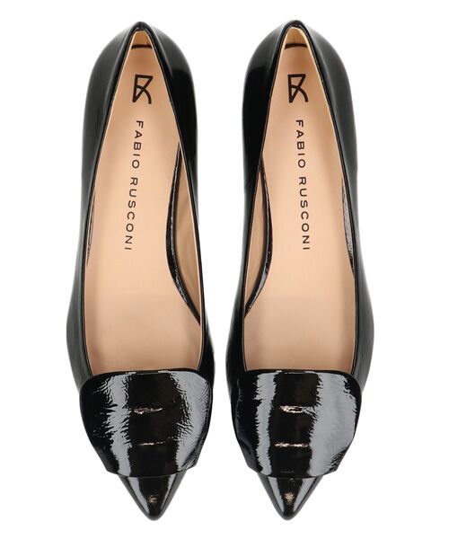 INTER-CHAUSSURES / インター ショシュール パンプス | 【FABIO RUSCONI】ローヒールポインテッドトウパンプス | 詳細11