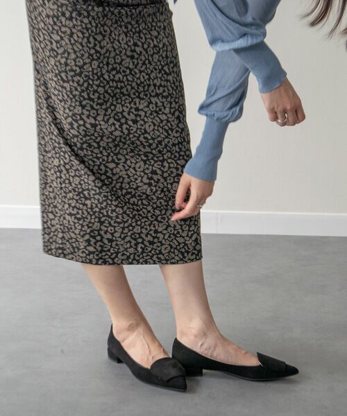 INTER-CHAUSSURES / インター ショシュール パンプス | 【FABIO RUSCONI】ローヒールポインテッドトウパンプス | 詳細22