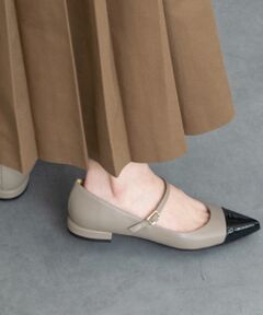 INTER-CHAUSSURES / インター ショシュール パンプス | 【FABIO RUSCONI】ポインテッドトウメリージェーンパンプス