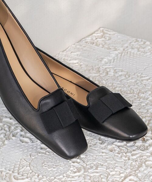 INTER-CHAUSSURES / インター ショシュール パンプス | 【FABIO RUSCONI】スクエアトウオペラパンプス | 詳細8