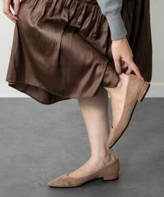 INTER-CHAUSSURES / インター ショシュール パンプス | 【FABIO RUSCONI】ポインテッドトウカラーヒールパンプス