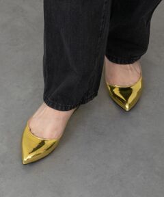 INTER-CHAUSSURES / インター ショシュール フラットシューズ | 【FABIO RUSCONI】ポインテッドトウフラットパンプス