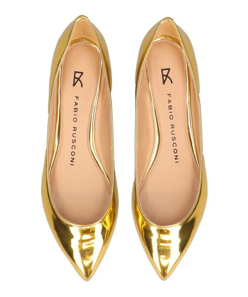 INTER-CHAUSSURES / インター ショシュール フラットシューズ | 【FABIO RUSCONI】ポインテッドトウフラットパンプス | 詳細5