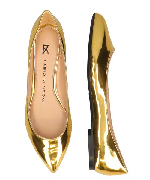 INTER-CHAUSSURES / インター ショシュール フラットシューズ | 【FABIO RUSCONI】ポインテッドトウフラットパンプス | 詳細6